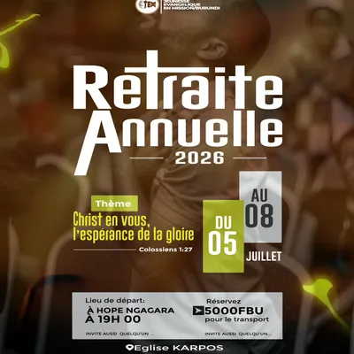 RETRAITE ANNUELLE 2026